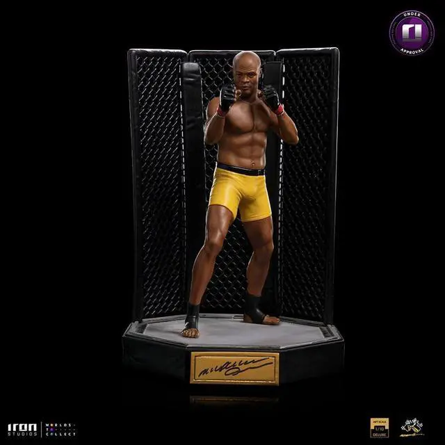 Alt view image 3 of 7 - Anderson 'Spider' Silva Deluxe Signed Art Scale 1/10 by Iron Studios