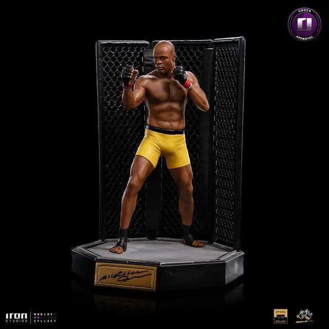 Alt view image 4 of 7 - Anderson 'Spider' Silva Deluxe Signed Art Scale 1/10 by Iron Studios