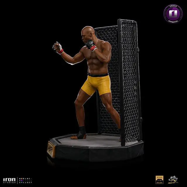 Alt view image 5 of 7 - Anderson 'Spider' Silva Deluxe Signed Art Scale 1/10 by Iron Studios