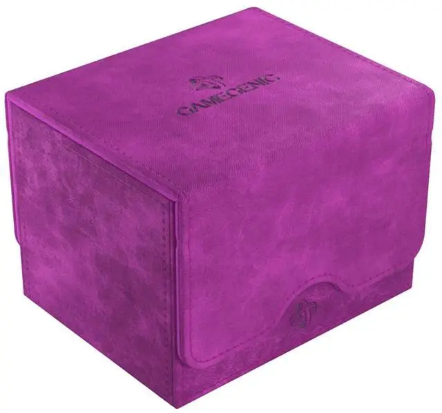 Main image of GameGenic Deck Box Sidekick XL Purple 100CT Durable and Sturdy TCG, OCG, CCG Card Storage Compatible with Pokemon, Yugioh, Commander, and MTG Magic: The Gathering Cards