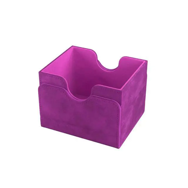 Alt view image 2 of 5 - GameGenic Deck Box Sidekick XL Purple 100CT Durable and Sturdy TCG, OCG, CCG Card Storage Compatible with Pokemon, Yugioh, Commander, and MTG Magic: The Gathering Cards