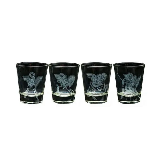 Main image of Wonder Woman Movie - Frosted Designs Shot Glass Set