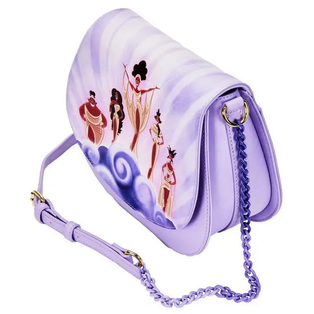 Alt view image 3 of 4 - Loungefly DISNEY HERCULES MUSES CLOUDS CROSS BODY BAG