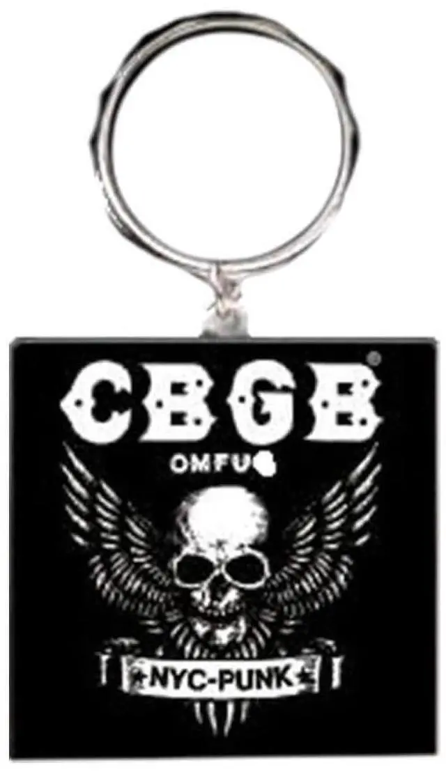 Main image of CBGB Skull Logo Official Keyring