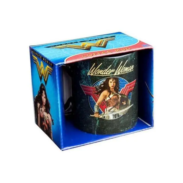 Alt view image 2 of 2 - Wonder Woman Movie - Sword Drawn Black Coffee Mug