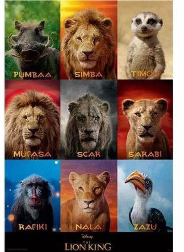 Main image of Poster The Lion King - Character Grid