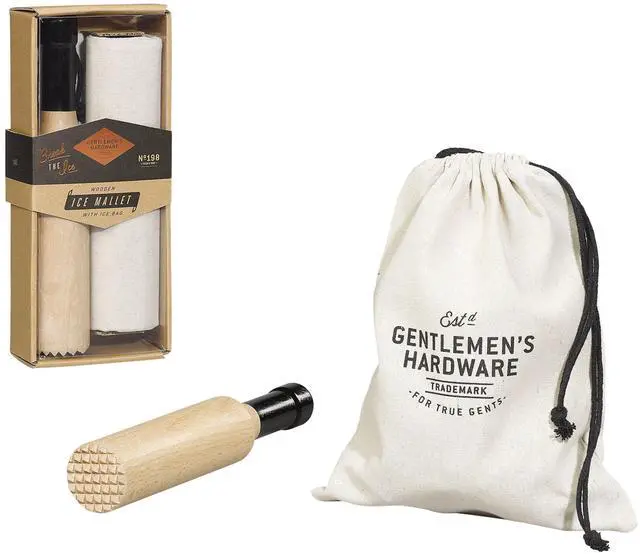 Main image of Gentleman's Hardware Ice Mallet and Cocktail Muddler