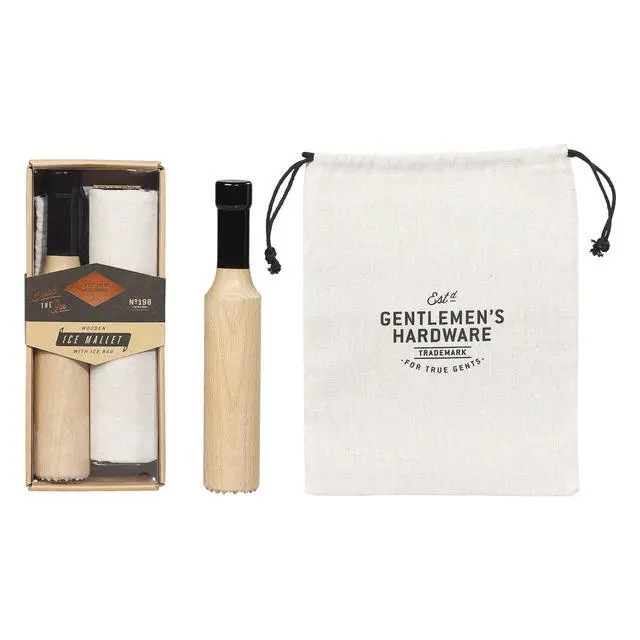 Alt view image 2 of 2 - Gentleman's Hardware Ice Mallet and Cocktail Muddler