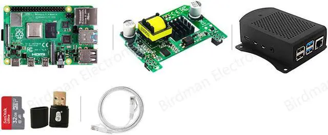 Main image of Raspberry Pi 4B python suite 8GB Components POE Power over Ethernet