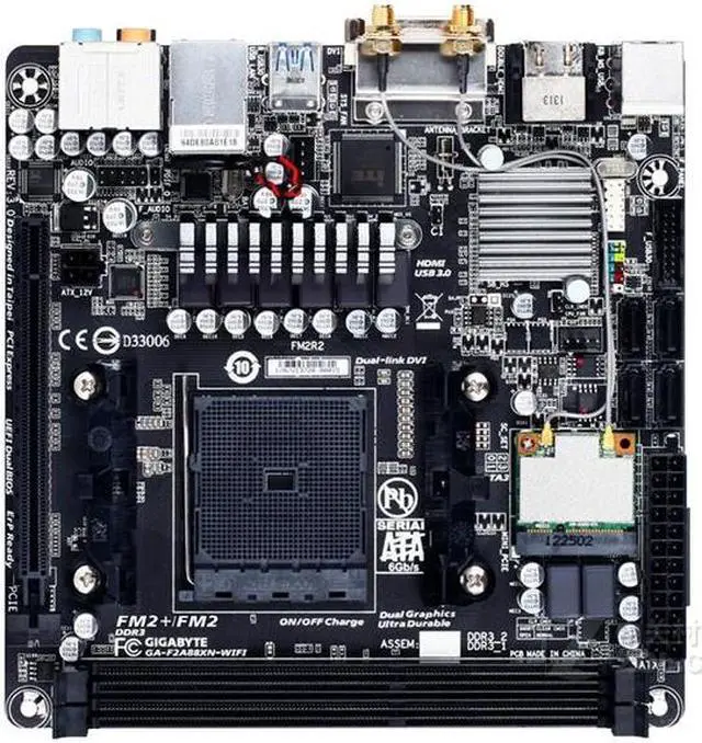 Refurbished: GIGABYTE F2A88XN-WIFI(rev.3.0) Socket FM2/FM2+