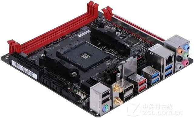 Alt view image 4 of 5 - GIGABYTE AB350N-Gaming WIFI Socket AM4 AMD B350 DDR4 32GB Mini-ITX