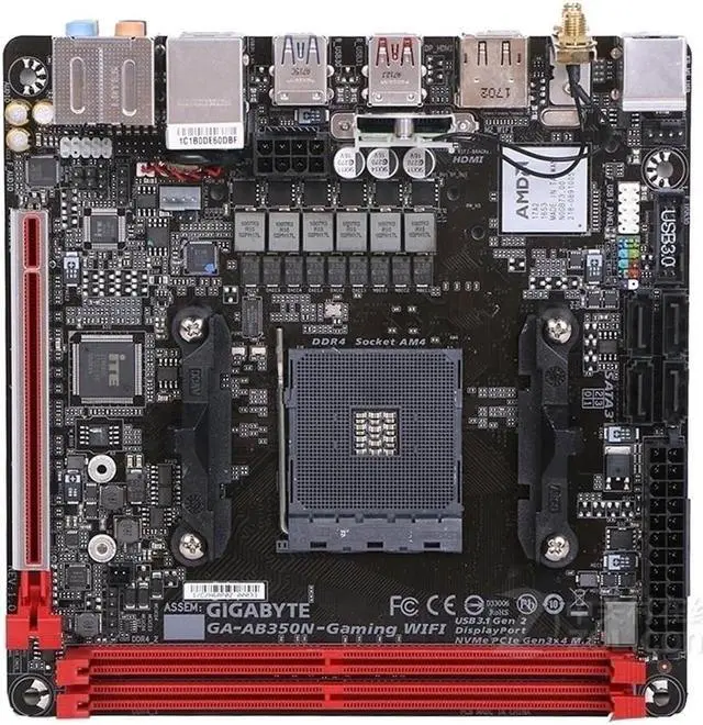 Main image of GIGABYTE AB350N-Gaming WIFI Socket AM4 AMD B350 DDR4 32GB Mini-ITX