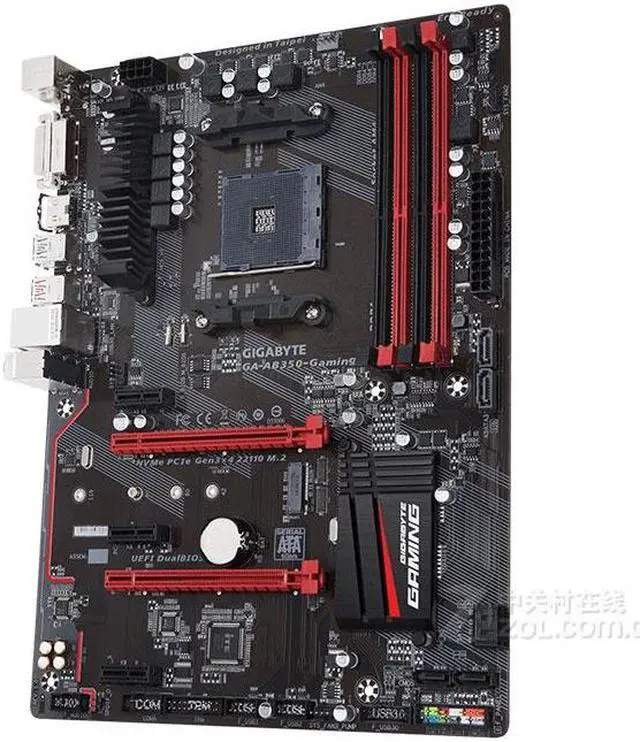 Alt view image 2 of 3 - GIGABYTE AB350-Gaming Socket AM4 AMD B350 DDR4 64GB ATX