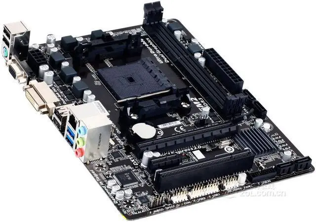 Alt view image 2 of 3 - GIGABYTE F2A78M-DS2(rev.3.0) Socket FM2/FM2+ AMD A78 DDR3 64GB Micro ATX