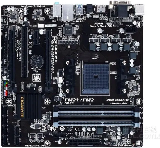 Main image of GIGABYTE F2A78M-D3H(rev.3.0) Socket FM2+ AMD A78 DDR3 64GB Micro ATX