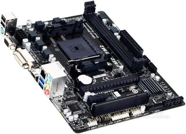 Alt view image 2 of 3 - GIGABYTE F2A78M-HD2(rev.3.0) Socket FM2/FM2+ AMD A78 DDR3 64GB Micro ATX