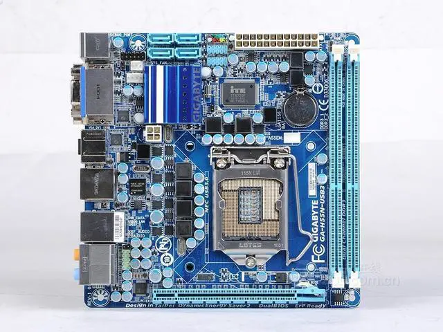 Main image of GIGABYTE GA-H55N-USB3 LGA 1156 Intel H55 DDR3 8GB Mini-ITX