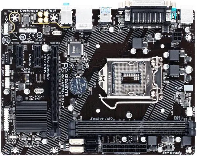 Main image of GIGABYTE H81M-DS2-T LGA 1150 Intel H81 DDR3 16GB Micro ATX