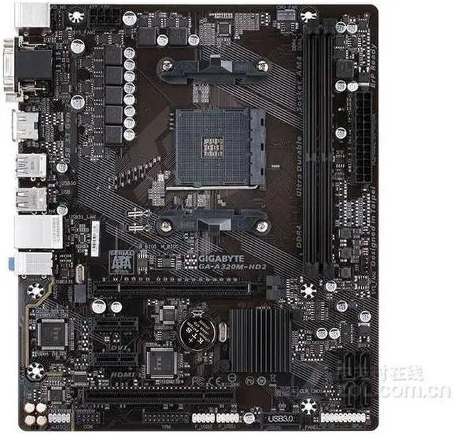 Alt view image 2 of 4 - GIGABYTE A320M-S2H Socket AM4 AMD A320 DDR4 32GB Micro ATX