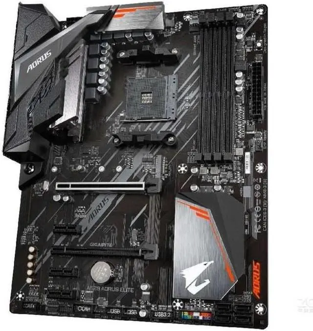 Alt view image 3 of 3 - GIGABYTE A520 ELITE Socket AM4 AMD A520 DDR4 128GB ATX
