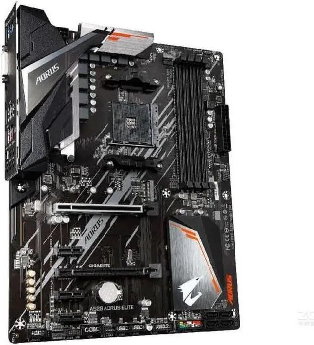 Alt view image 2 of 3 - GIGABYTE A520 ELITE Socket AM4 AMD A520 DDR4 128GB ATX