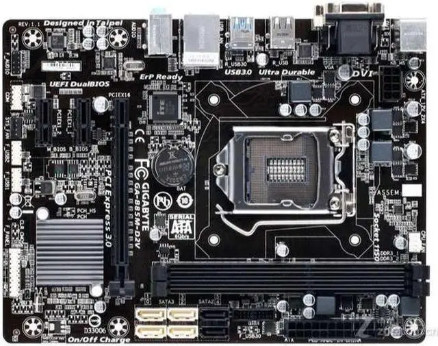 Main image of GIGABYTE GA-B85M-D2V(rev.1.1) LGA 1150 Intel B85 DDR3 16GB Micro ATX