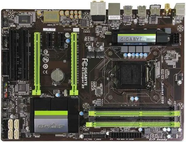 Main image of GIGABYTE G1.Sniper B5(rev.1.x) LGA 1150 Intel B85 DDR3 32GB ATX