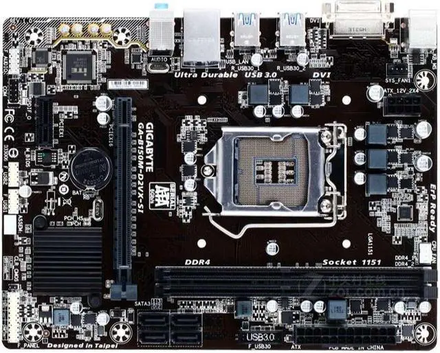 Main image of GIGABYTE B150M-D2VX-SI(rev.1.0) LGA 1151 Intel B150 DDR4 32GB Micro ATX