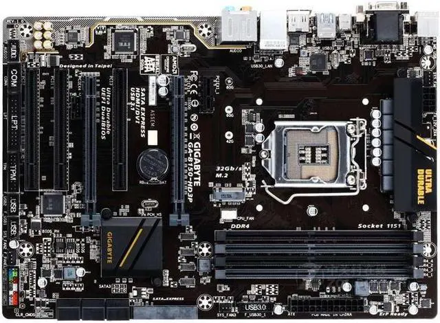 Main image of GIGABYTE B150-HD3P(rev.1.0) LGA 1151 Intel B150 DDR4 64GB ATX