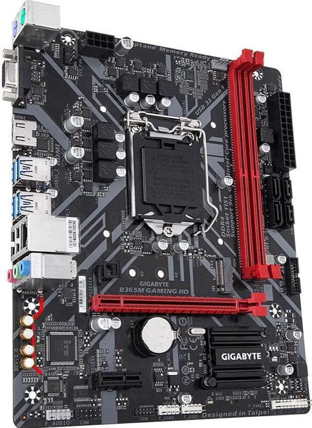Alt view image 2 of 4 - GIGABYTE B365M GAMING HD LGA 1151 Intel B365 DDR4 32GB Micro ATX