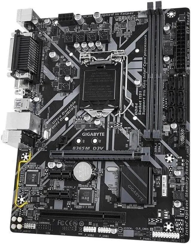 Alt view image 3 of 4 - GIGABYTE B365M D3V LGA 1151 Intel B365 DDR4 32GB Micro ATX