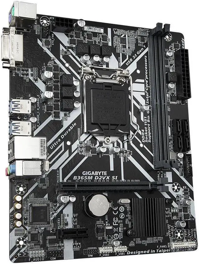 Alt view image 2 of 3 - Motherboard GI-GABYTE GA-B365M D2VX SI DDR4 Micro-ATX