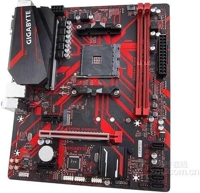 Alt view image 3 of 4 - GIGABYTE B450M GAMING Socket AM4 AMD B450 DDR4 32GB Micro ATX