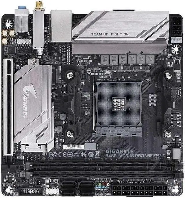 Main image of GIGABYTE B450 I PRO WIFI Socket AM4 AMD B450 DDR4 32GB Mini-ITX