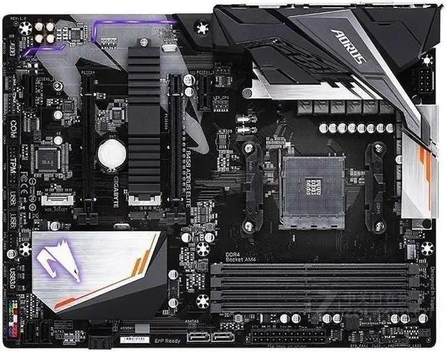 Main image of GIGABYTE B450 ELITE Socket AM4 AMD B450 DDR4 64GB ATX