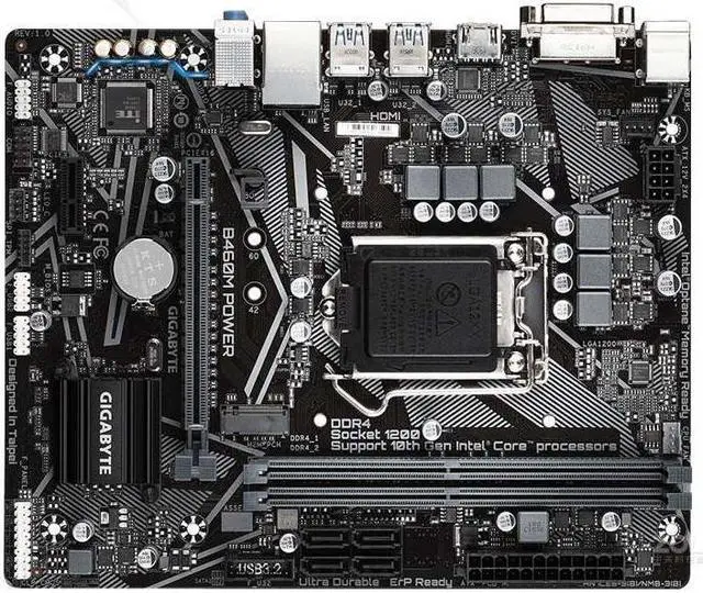 Main image of GIGABYTE B460M POWER LGA 1200 Intel B460 DDR4 64GB Micro ATX