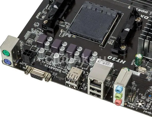 Alt view image 2 of 2 - GIGABYTE GA-78LMT-S2-R2 Socket AM3+/AM3 AMD 760G DDR3 16GB Micro ATX