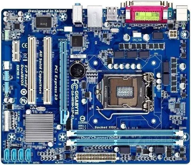 Main image of GIGABYTE GA-H61M-S2P-B3(rev.1.1) LGA 1155 Intel H61 DDR3 16GB Micro ATX
