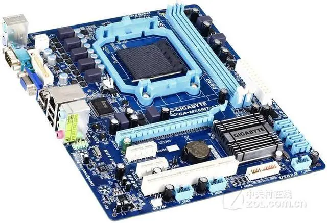 Alt view image 2 of 2 - GIGABYTE GA-M68MT-S2P(rev.3.1) Socket AM3+ NVIDIA GeForce 7025/nForce 630a DDR3 8GB Micro ATX