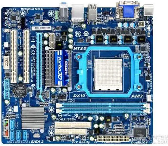 Main image of GIGABYTE GA-MA78LMT-S2 AM3 AMD 760G DDR3 8GB Micro ATX