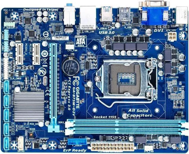 Main image of GIGABYTE GA-B75M-D2V LGA 1155 Intel B75 DDR3 16GB Micro ATX