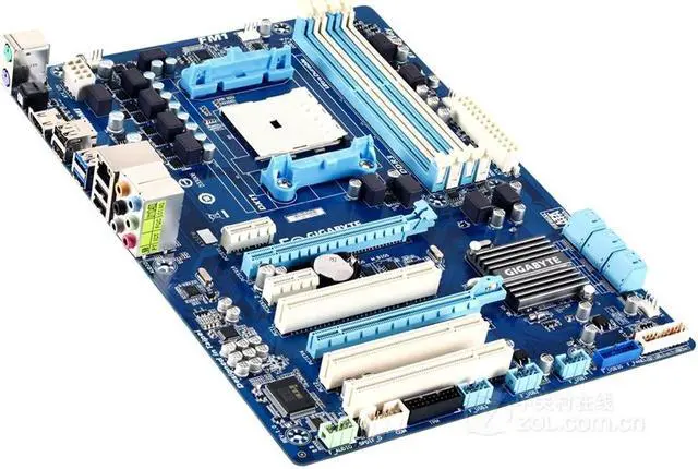 Alt view image 2 of 3 - GIGABYTE GA-A75-DS3P Socket FM1 AMD A75 DDR3 64GB ATX