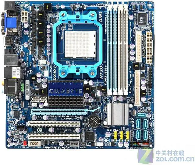 Alt view image 2 of 3 - GIGABYTE GA-MA785GPMT-UD2H Socket AM3 AMD 785G DDR3 16GB Micro ATX
