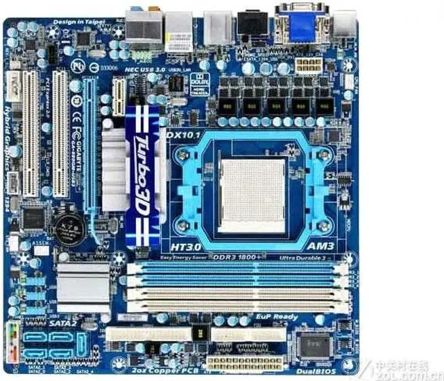 Main image of GIGABYTE GA-880GM-USB3 Socket AM3+/AM3 AMD 880G DDR3 16GB Micro ATX