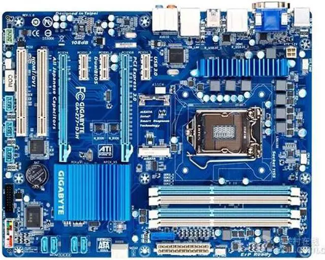 Main image of GIGABYTE GA-Z77-D3H(rev.1.0) LGA 1155 Intel Z77 DDR3 32GB ATX