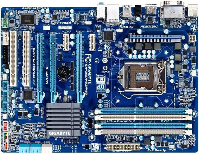 Main image of GIGABYTE GA-Z68A-D3H-B3(rev.1.3) LGA 1155 Intel Z68 DDR3 32GB ATX