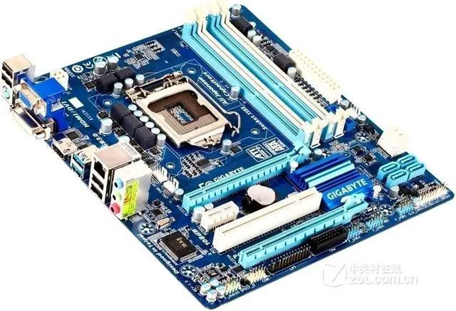 Alt view image 2 of 3 - GIGABYTE GA-Z77M-D3H LGA 1155 Intel Z77 DDR3 32GB Micro ATX
