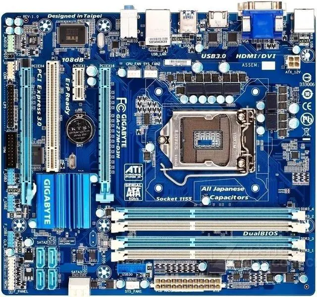 Main image of GIGABYTE GA-Z77M-D3H LGA 1155 Intel Z77 DDR3 32GB Micro ATX
