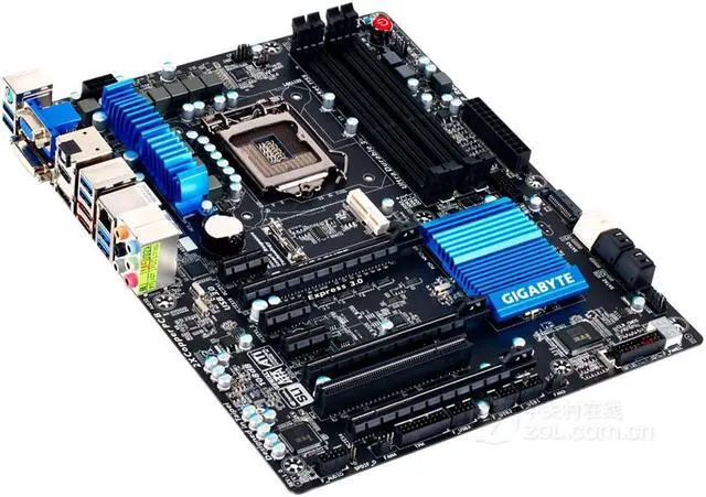 Alt view image 2 of 3 - GIGABYTE GA-Z77X-UD3H LGA 1155 Intel Z77 DDR3 32GB ATX