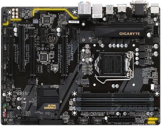 Main image of GIGABYTE Z270-HD3 LGA 1151 Intel Z270 DDR4 64GB ATX